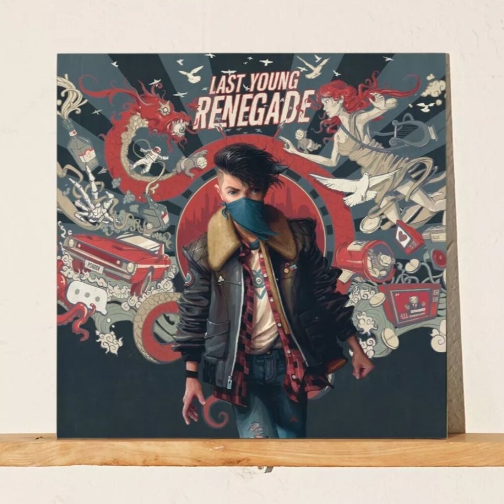 All Time Low  Last Young Renegade LP Vinyl Record Album EUC